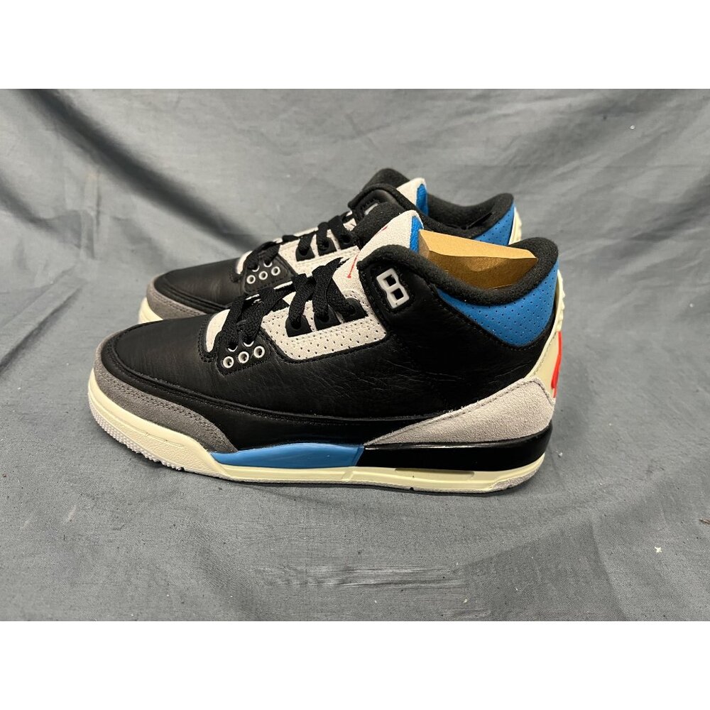 Nike Boys Air Jordan 3 Retro OG (GS) Sneakers Black Size 4 NEW NO BOX! - Picture 5 of 11